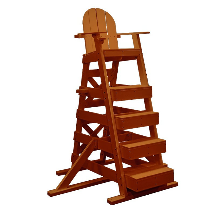 Water Safety Products Recycled Plastic Lifeguard Chair 60" seat height