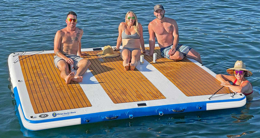 Island Hopper Mega Yacht Dock 10' x 10'