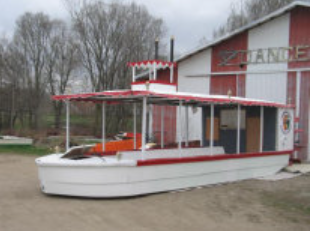 Adventure Glass 20 Person Genuine Sternwheel Riverboat