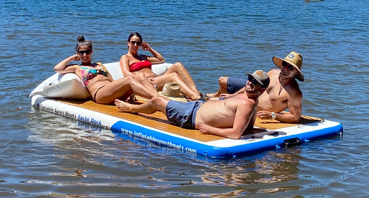 Island Hopper Yacht Dock 10' x 6' Inflatable Platform