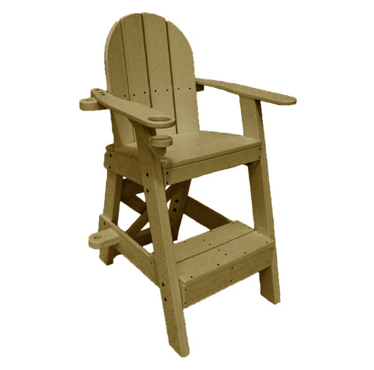Water Safety Products Recycled Plastic Platform Lifeguard Chair-in-a-Box
