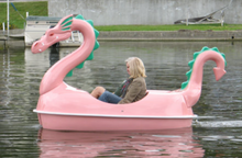 Load image into Gallery viewer, stylish Adventure Glass Dragon Classic 2 Person Paddle Boat