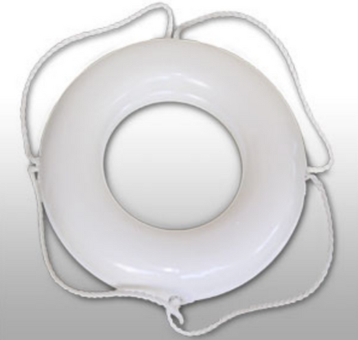 Water Safety Products U.S. Coast Guard-Approved 30" Buoy White