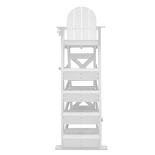 Load image into Gallery viewer, Water Safety Products Recycled Plastic Lifeguard Chair 60" seat height