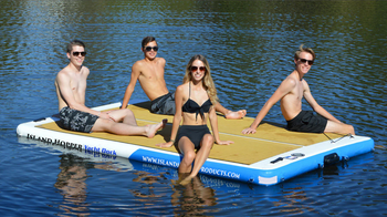 Island Hopper Yacht Dock 10' x 6' Inflatable Platform