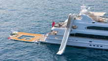 Load image into Gallery viewer, Yachtbeach Magic Yachtslide 8'10" - 11'6" Railing to Waterline Measurement