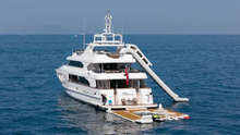 Load image into Gallery viewer, Yachtbeach Magic Yachtslide 8'10" - 11'6" Railing to Waterline Measurement