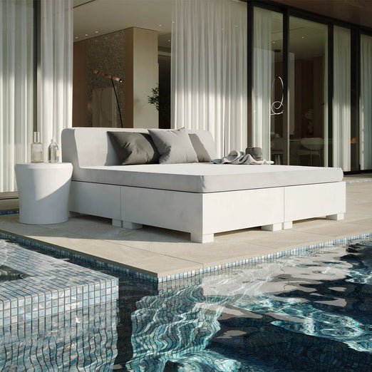 Affinity Square Sunbed With Backrest Cushion