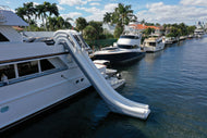 AquaBanas 18' Inflatable Yacht Slide | Compact Boat Water Slide