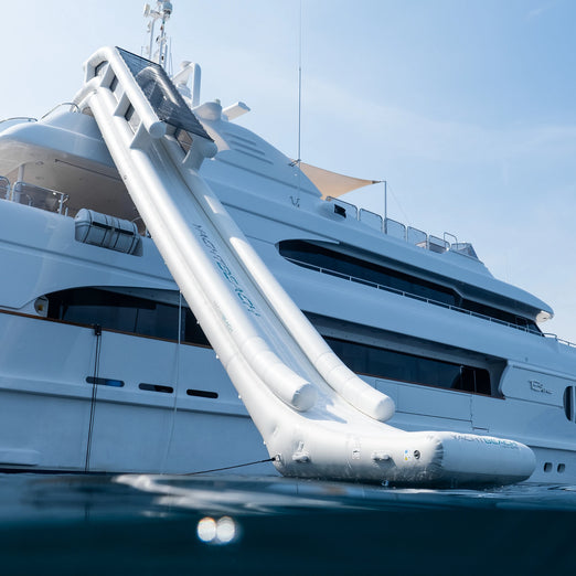 Yachtbeach Magic Yachtslide 12'6"-15' Railing to Waterline Measurement