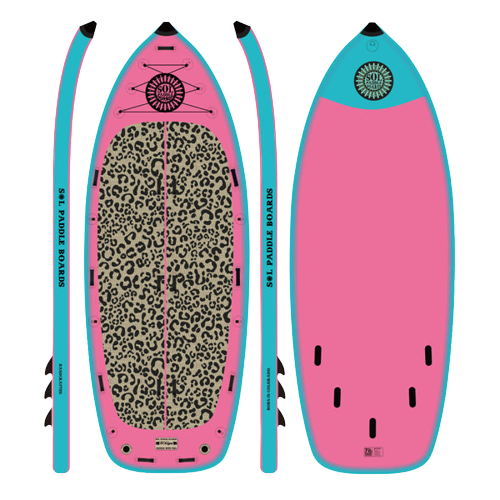 SOL Paddle Boards SOLfiesta Limited-Edition Lynx Inflatable Paddle Board