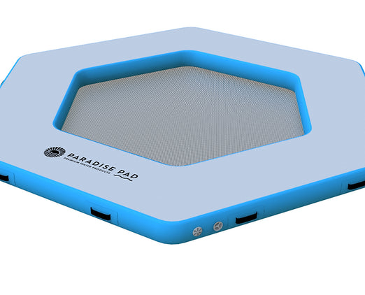 Paradise Pad Hexagon Splash Island 10'6"x11"x6"