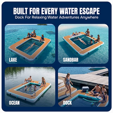 Load image into Gallery viewer, Paradise Pad Floating Dock with SeaPool