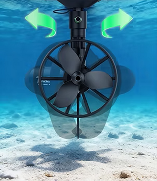 Underwater View Of The Edge K4  Drive Motor For Paddleboards and Kayaks