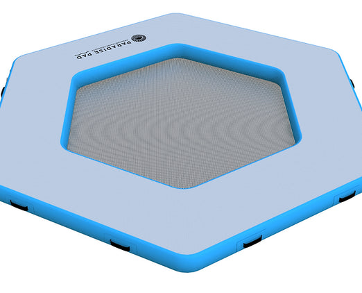 Paradise Pad Hexagon Splash Island 10'6"x11"x6"