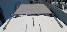 Load image into Gallery viewer, BocaShade MDX Aluminum Boat Shade installed above hard top