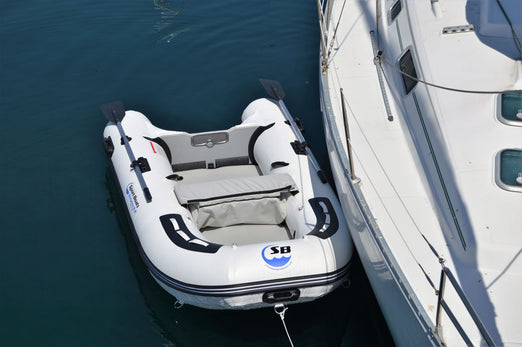 Island Hopper Dolphin EVA Teak 2-n-1 Air Floor 8.8′ Inflatable Sports Boat