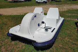 Adventure Glass 4 Person Platform SeaVenture Paddle Boat on the ground