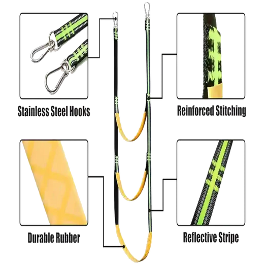 3-Step Rope Ladder For Boats & Platforms