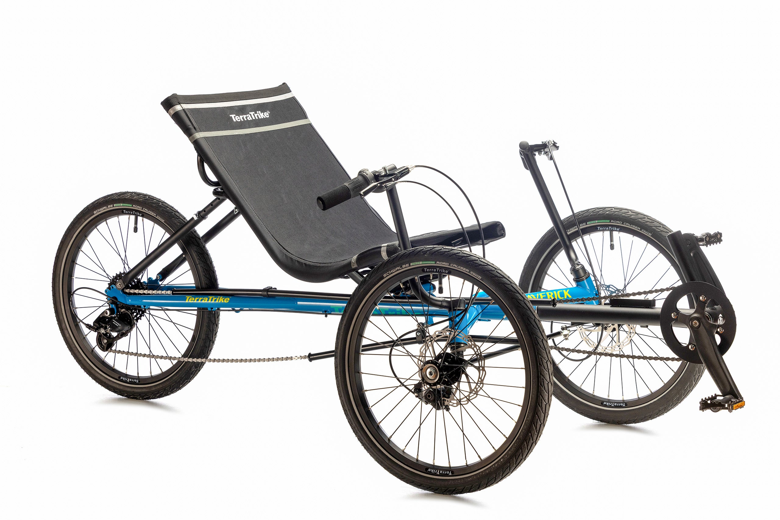 TerraTrike Maverick Eiffel Blue Recumbent Trike