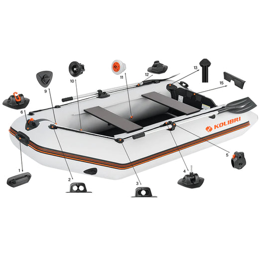 Kolibri Marine KM-280D (6'7") Inflatable Boat