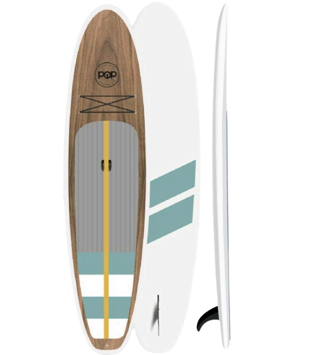 POP Board Co 11'6 Amigo Faux Wood Grey