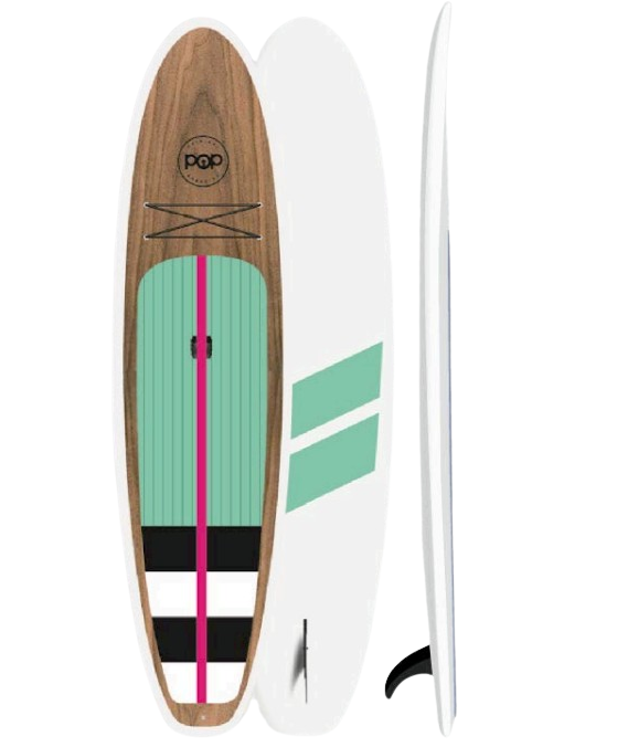 POP Board Co 10'6 Amigo Faux Wood Mint