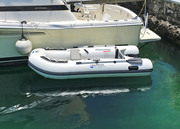 Island Hopper White Marlin 9.8′ Air Floor Inflatable sports Boat