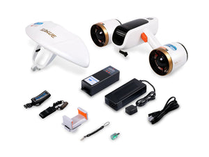 Sublue WhiteShark MixPro Underwater Scooter package Included