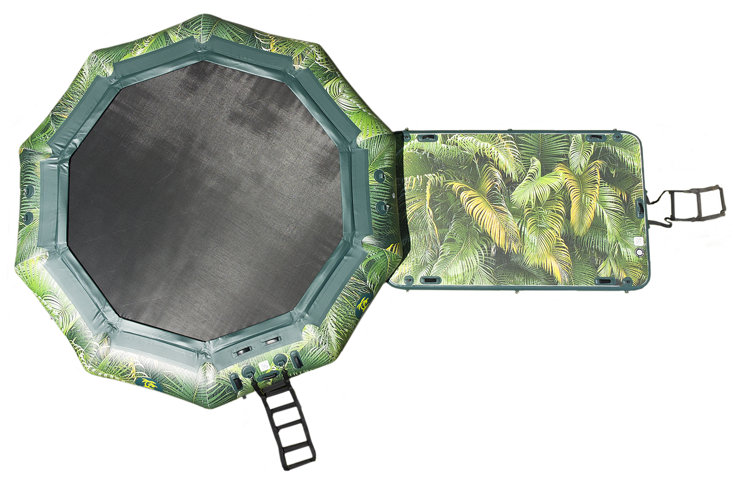 15’ Water Bouncer Lakeside Graphics Series