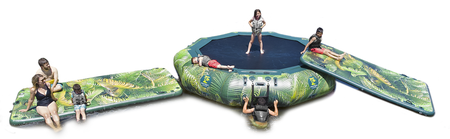 15’ Water Bouncer Lakeside Graphics Series