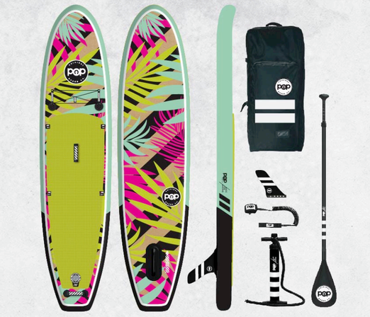 POP Board Co 10'6" Royal Hawaiian Lime/Mint iSU