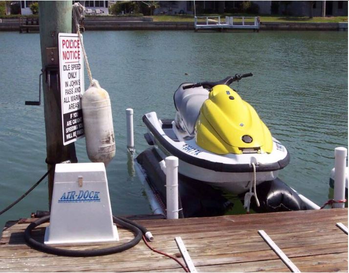 Air-Dock Inflatable Boat Lift
