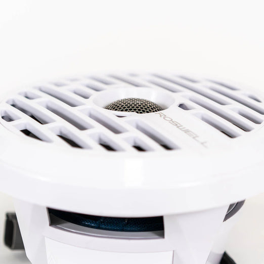 Roswell Marine R1 7.7" Marine Speakers White Grill