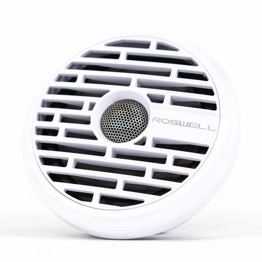 Roswell Marine R1 7.7" Marine Speakers White Grill