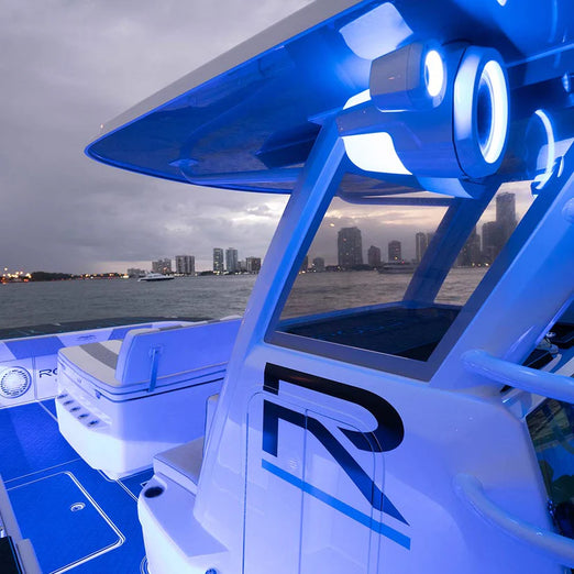 Roswell Marine R1 Pro Tower Speakers black grill