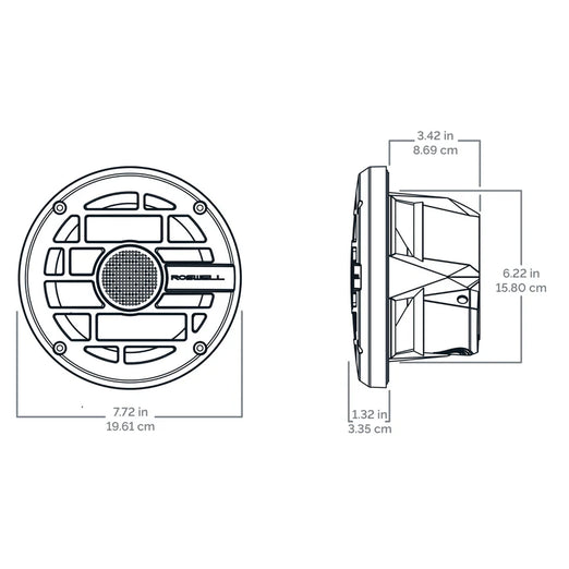 Roswell Marine R Series 6.5" Marine Speakers