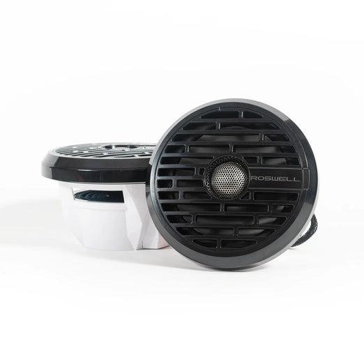 Roswell Marine R1 7.7" Marine Speakers Black Grill