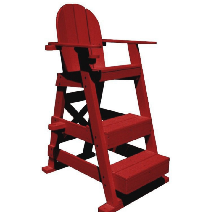 Water Safety Products Recycled Plastic Lifeguard Chair-in-Two-Boxes