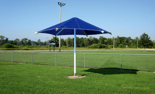 Waterloo Tent & Tarp Stationary Hex Umbrella