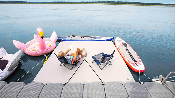 Solstice Watersports Inflatable Dock 10' X 8'