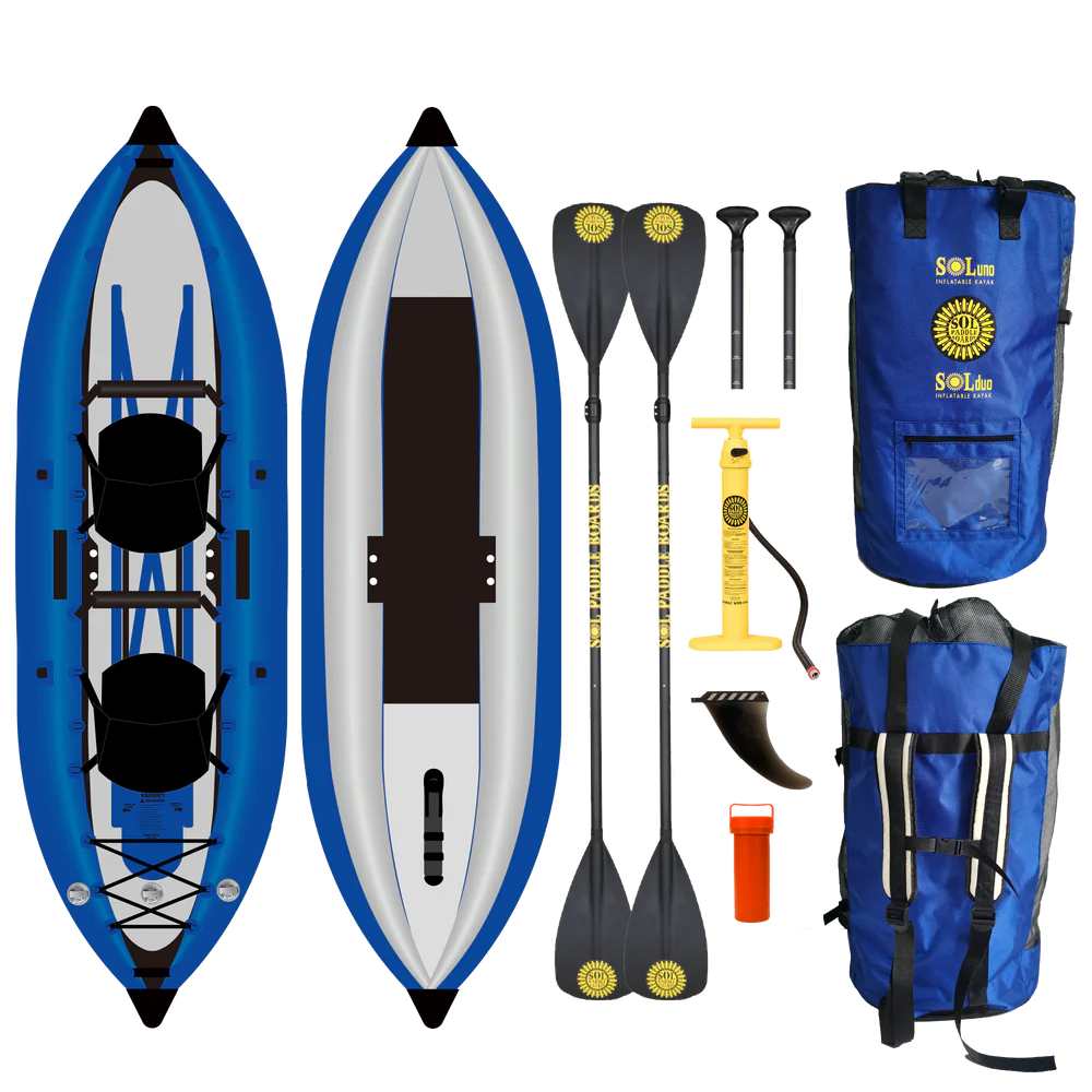 SOL Paddle Boards SOLduo Galaxy Double Inflatable Kayak