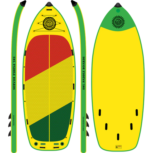 SOLfiesta SOL Paddle Boards Inflatable SUP 15'6"