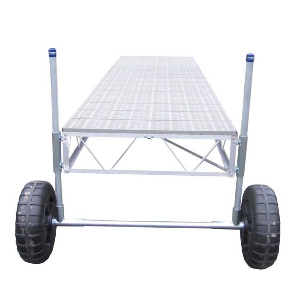 Patriot Docks 16' Straight Roll-in Dock poly decking