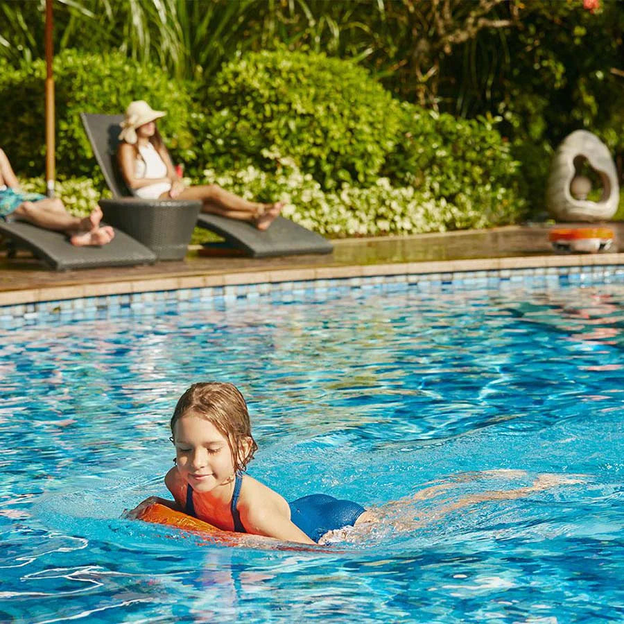 Girl enjoying the water with the Sublue Swii Electronic Kickboard