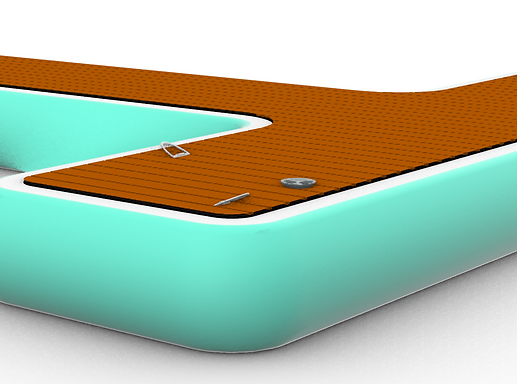 Paradise Pad T- Shape Jet Ski Dock