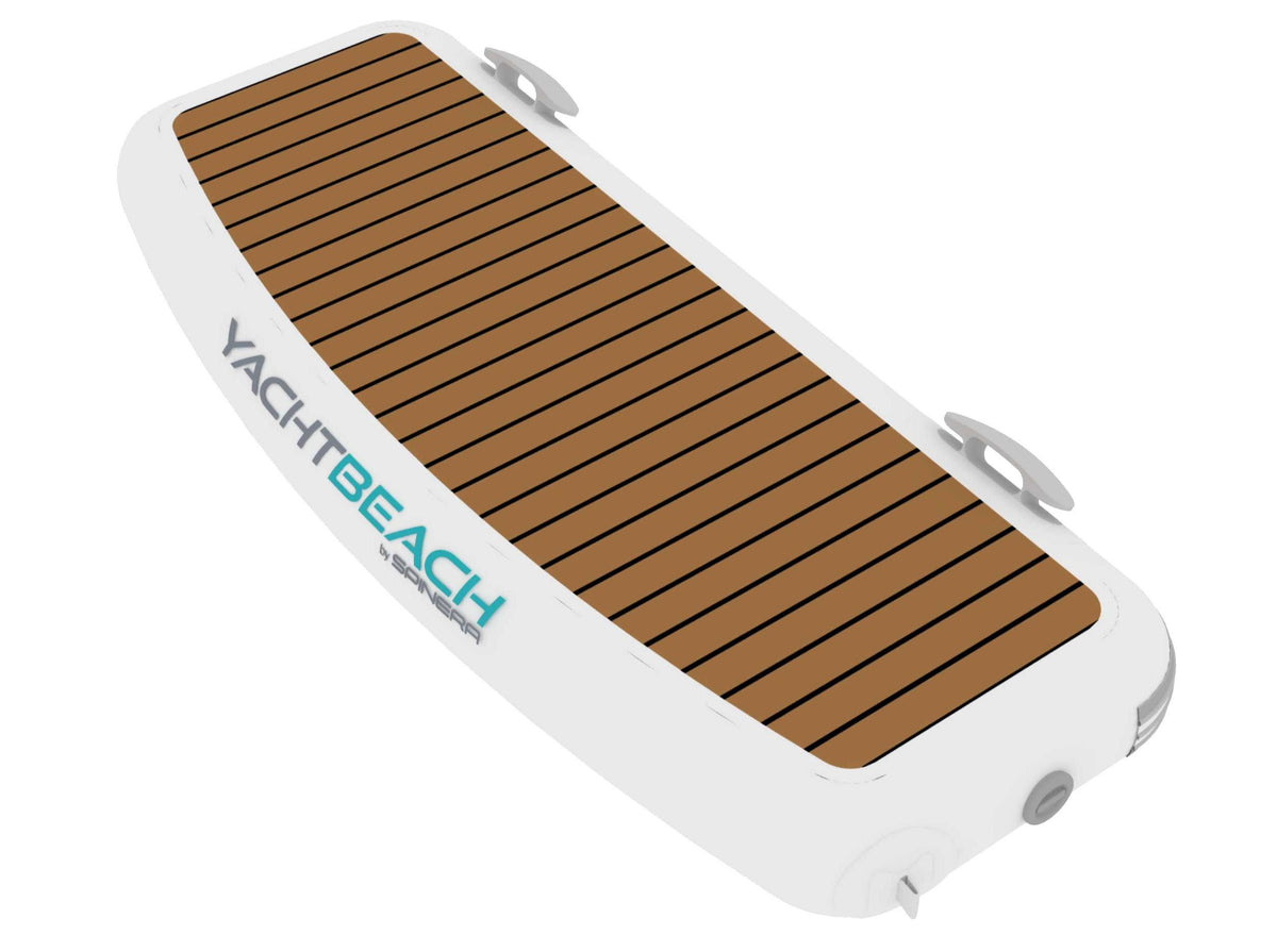 Step Inflatable Platform Yachtbeach Platform Premium Teak Step Inflatable – Light As Air Boats