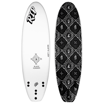 Wave Zone Rip Black Summer Longboard 7'