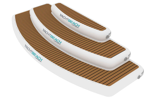Yachtbeach Platform Premium Teak Step Inflatable