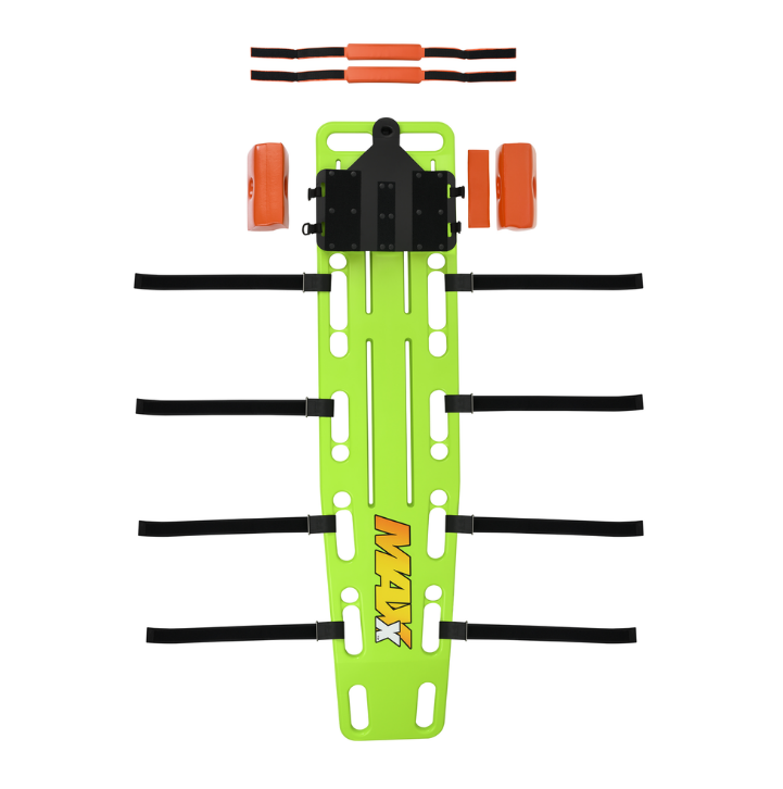 Water Safety Products MAXx Rescue Backboard with Pop-On & Velcro Strap Kit